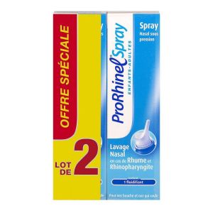 Spray Nasal Enfants/Adultes - Rhume Rhinopharyngite - Lot de 2 x 100ml