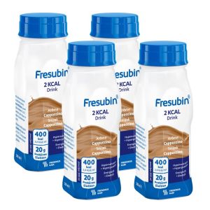 Fresubin - Drink - 2 Kcal - Boisson nutritionnelle - Cappuccino - 4 x 200ml
