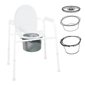 Seau avec couvercle pour chaise Garde Robe 3 en 1 Talis