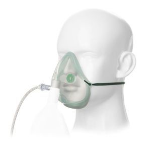 Masque Intersurgical EcoLite™ oxygène haute concentration adulte avec tuyau 2,10m