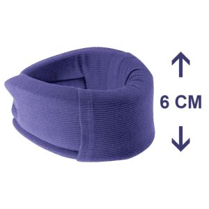 Collier cervical Bleu marine - C1 - Hauteur de cou 6 CM