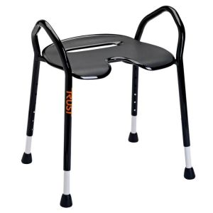 Tabouret de douche Let's Enjoy Noir