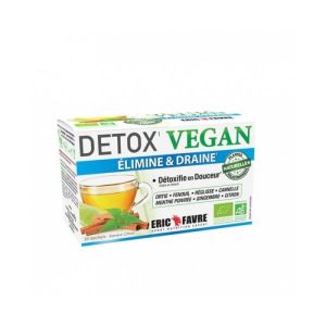 Tisane Detox Vegan Citron - Elimine et Draine - 20 sachets