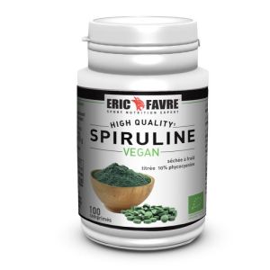 Spiruline Vegan - Protège du stress oxydatif - 100 comprimés
