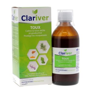 Clariver - Toux sèche et productive - Adulte - 175 ml