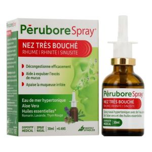 Perubore Spray - Nez très bouché - Spray Nasal 30 ml