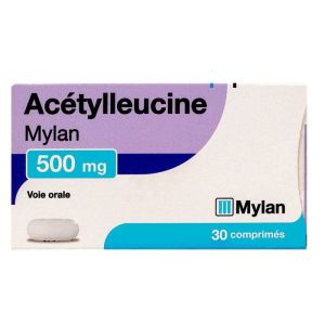 Acetylleucine 500mg Mylan - Crise vertiges - 30 comprimés