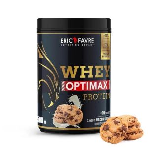 Whey Optimax protein - Biscuit Cookie - Prise de masse musculaire - Pot 500G