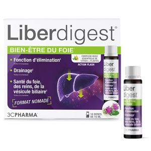 Liberdigest Bien-être du foie - 10 X 15 ml monodoses