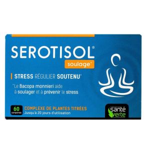 Sérotisol Soulage - Stress régulier soutenu - 60 Comprimés
