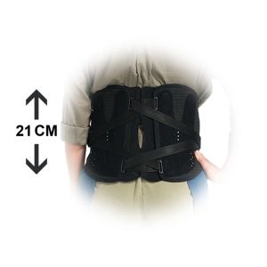 Ceinture de dos - Lombogib® Evolution - Noir - Hauteur 21 cm