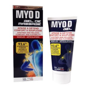 Gel de massage MYO D - Confort et Souplesse - Muscles et Articulations - Tube de 100ml