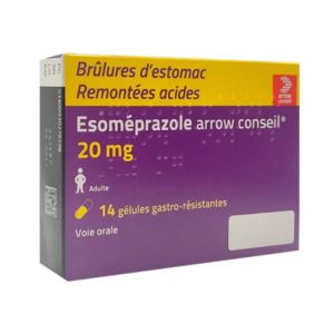 Esoméprazole 20 mg - Brûlures d'estomac Remontées acides - 14 gélules