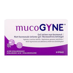 Mucogyne - Gel Vaginal - Sécheresse vaginale - 8 unidoses 5ml
