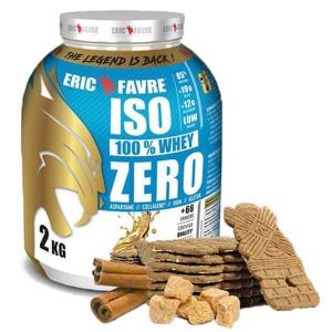 Iso Zero 100% Whey Speculoos - Développement et définition musculaire - Pot 2kg