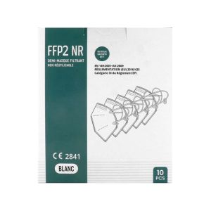 Masque FFP2 - Demi-masque filtrant non réutilisable - Boîte de 10