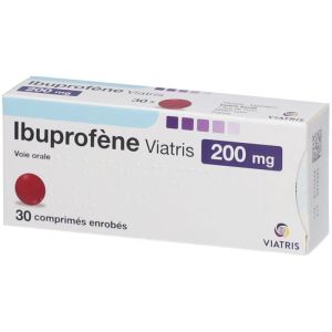 Ibuprofene 200 mg - Douleurs Courbatures - 30 comprimés