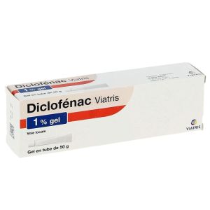 Gel Diclofenac 1% - Anti-inflammatoire et Antalgique - Tube 100g