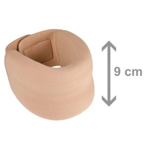 Collier Cervical Anatomique mi-rigide Ortel C2 Plus Beige - Hauteur 9 cm