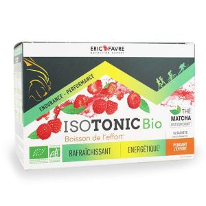 Isotonic Bio Framboise - Boisson Effort - Endurance Performance - 16 Sachets