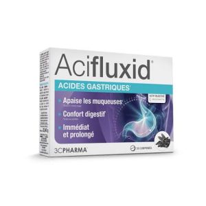 Acifluxid Acides gastriques - Confort digestif - 30 comprimés