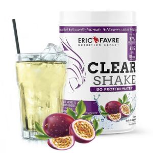 Clear Shake Iso Protein Water Fruit de la passion - Maintien masse musculaire - Pot 500 g