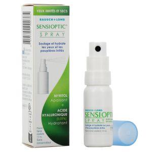 Sensioptic Spray - Lubrification des Yeux et des Paupières - 10 ml
