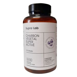 Charbon Végétal Super Activé - Confort digestif - 120 gélules