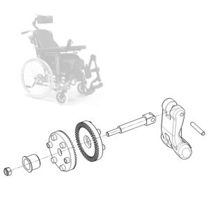 Kit de remplacement BZ7/BZ8 pour fauteuils roulants Vermeiren