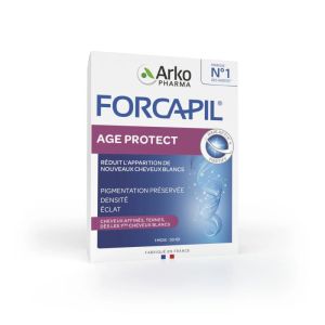 Forcapil Age Protect - Couleur Densité Eclat - 30 comprimés