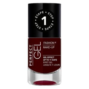 Fashion Make-Up - Perfect Gel Vernis - Etape 1 - N°09 Red Wine - 10ml