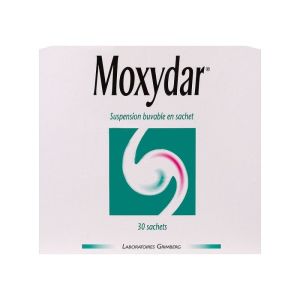 Moxydar suspension buvable - Reflux gastro-œsopagien Douleurs œso-gastro-duodénales - 30 sachets