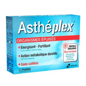 Asthéplex - Organismes épuisés - 30 Gélules