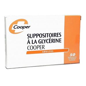 Suppositoires à la Glycérine - Constipation basse - 50 suppositoires