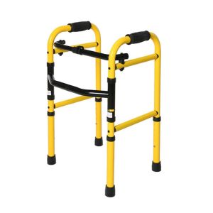 Cadre de marche pour enfant - Pliant - Jaune et Noir