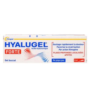 Hyalugel Forte - Gel buccal acide hyaluronique - 8 ml