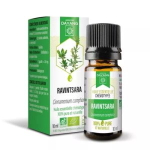 Huile Essentielle Ravintsara - Assainissant Anti-virale - Flacon 10 ml