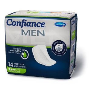 Protection urinaire Homme Confiance Protection Men - 3 gouttes - Paquet de 14