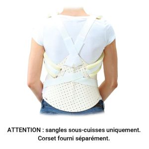 Sous-cuisses de remplacement corset d'immobilisation - La paire