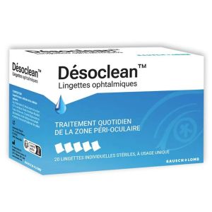 Désoclean - Lingettes ophtalmiques - Boîte de 20