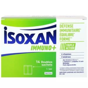 Isoxan Immuno+ - Défense immunitaire Equilibre Forme - 14 sachets