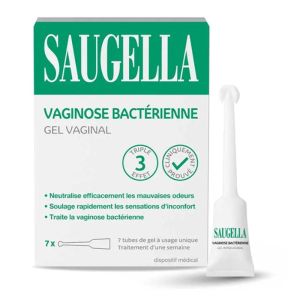 Vaginose bactérienne - Mauvaises odeurs et démangeaisons vaginales - 7 Tubes de 5 ml