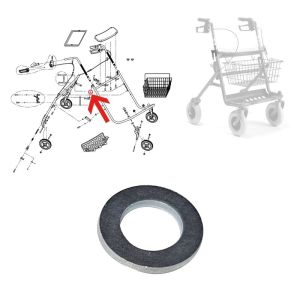Rondelle M8X16 pour rollator 286 - Par 1