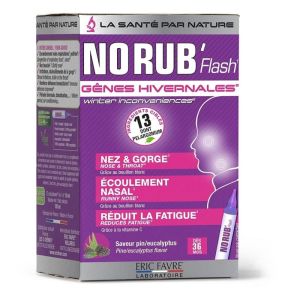 No Rub'Flash - Ecoulement nasal Gorge Fatigue - 12 shots