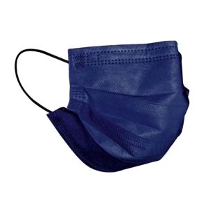 Masque chirurgical 3 plis - Type IIR - Bleu - Bte de 50
