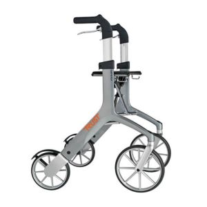 Rollator 4 roues Let's Fly - Gris - Sac inclus