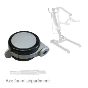 Roue arrière freinée pour soulève malade HomeLift 2 - Par 1