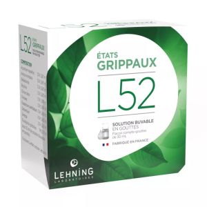 LEHNING L52 - Etats grippaux Rhume - 30 ml