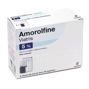 Amorolfine 5% - Vernis Mycose des ongles - Flacon 2,5ml