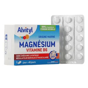 Magnésium Vitamine B6 - Libération prolongée - 45 comprimés